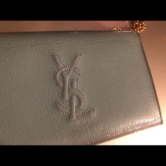 YSL Teal patent leather small bag - Picture 2 of 12